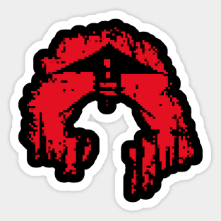 Red Samurai Sticker